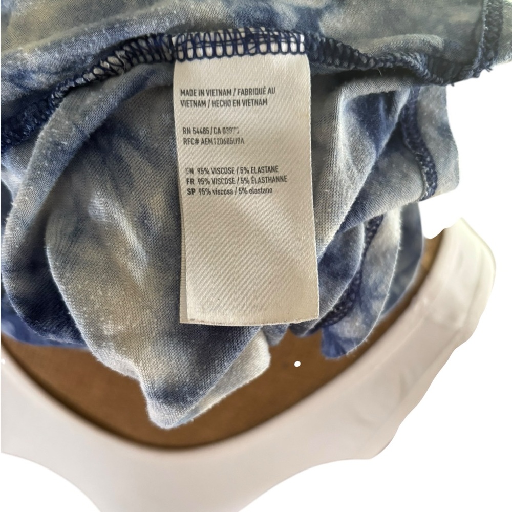 American Eagle Blue Tie-Dye Women's Top Size XS - Picture 9 of 9